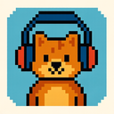 icon_animals_headphones_pixel_art icon preview