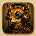 icon_animals_headphones_steampunk icon preview