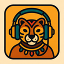 icon_animals_headphones_tribal icon preview