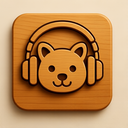 icon_animals_headphones_wooden icon preview