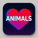 icon_animals_heart_digital_glitch icon preview