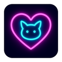 icon_animals_heart_neon icon preview