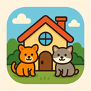 icon_animals_house_rounded icon preview