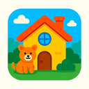 icon_animals_house_vibrant_colors icon preview