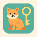 icon_animals_key_flat_pastel icon preview