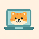 icon_animals_laptop_flat_pastel icon preview