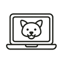 icon_animals_laptop_minimal_outline icon preview