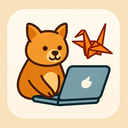 icon_animals_laptop_origami icon preview