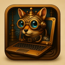 icon_animals_laptop_steampunk icon preview