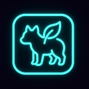 icon_animals_leaf_neon icon preview