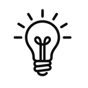icon_animals_light_bulb_monochrome icon preview
