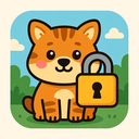 icon_animals_lock_cartoon icon preview