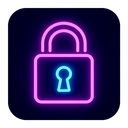 icon_animals_lock_neon icon preview
