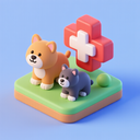 icon_animals_medical_cross_3d_isometric icon preview