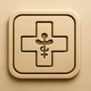 icon_animals_medical_cross_embossed icon preview