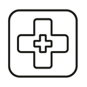 icon_animals_medical_cross_minimal_outline icon preview