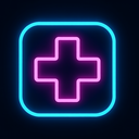 icon_animals_medical_cross_neon icon preview
