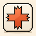 icon_animals_medical_cross_sharp_edges icon preview