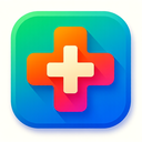 icon_animals_medical_cross_vibrant_colors icon preview