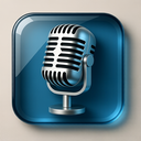icon_animals_microphone_glassy icon preview