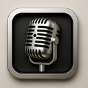 icon_animals_microphone_metallic icon preview