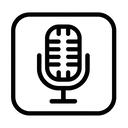 icon_animals_microphone_monochrome icon preview