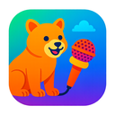 icon_animals_microphone_vibrant_colors icon preview