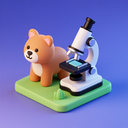 icon_animals_microscope_3d_isometric icon preview
