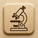 icon_animals_microscope_embossed icon preview