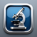 icon_animals_microscope_metallic icon preview