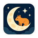 icon_animals_moon_flat_design icon preview