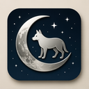 icon_animals_moon_metallic icon preview
