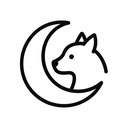 icon_animals_moon_minimal_outline icon preview