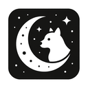 icon_animals_moon_monochrome icon preview