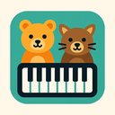 icon_animals_piano_flat_design icon preview
