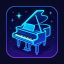 icon_animals_piano_futuristic icon preview