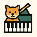 icon_animals_piano_geometric icon preview
