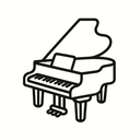 icon_animals_piano_minimal_outline icon preview