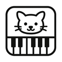icon_animals_piano_monochrome icon preview