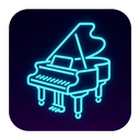 icon_animals_piano_neon icon preview