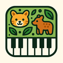 icon_animals_piano_organic_pattern icon preview