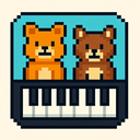 icon_animals_piano_pixel_art icon preview