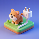icon_animals_plug_3d_isometric icon preview