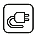 icon_animals_plug_monochrome icon preview
