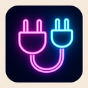 icon_animals_plug_neon icon preview