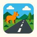 icon_animals_road_geometric icon preview