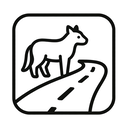 icon_animals_road_minimal_outline icon preview