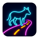 icon_animals_road_neon icon preview