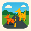 icon_animals_road_origami icon preview
