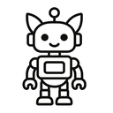 icon_animals_robot_line_art icon preview